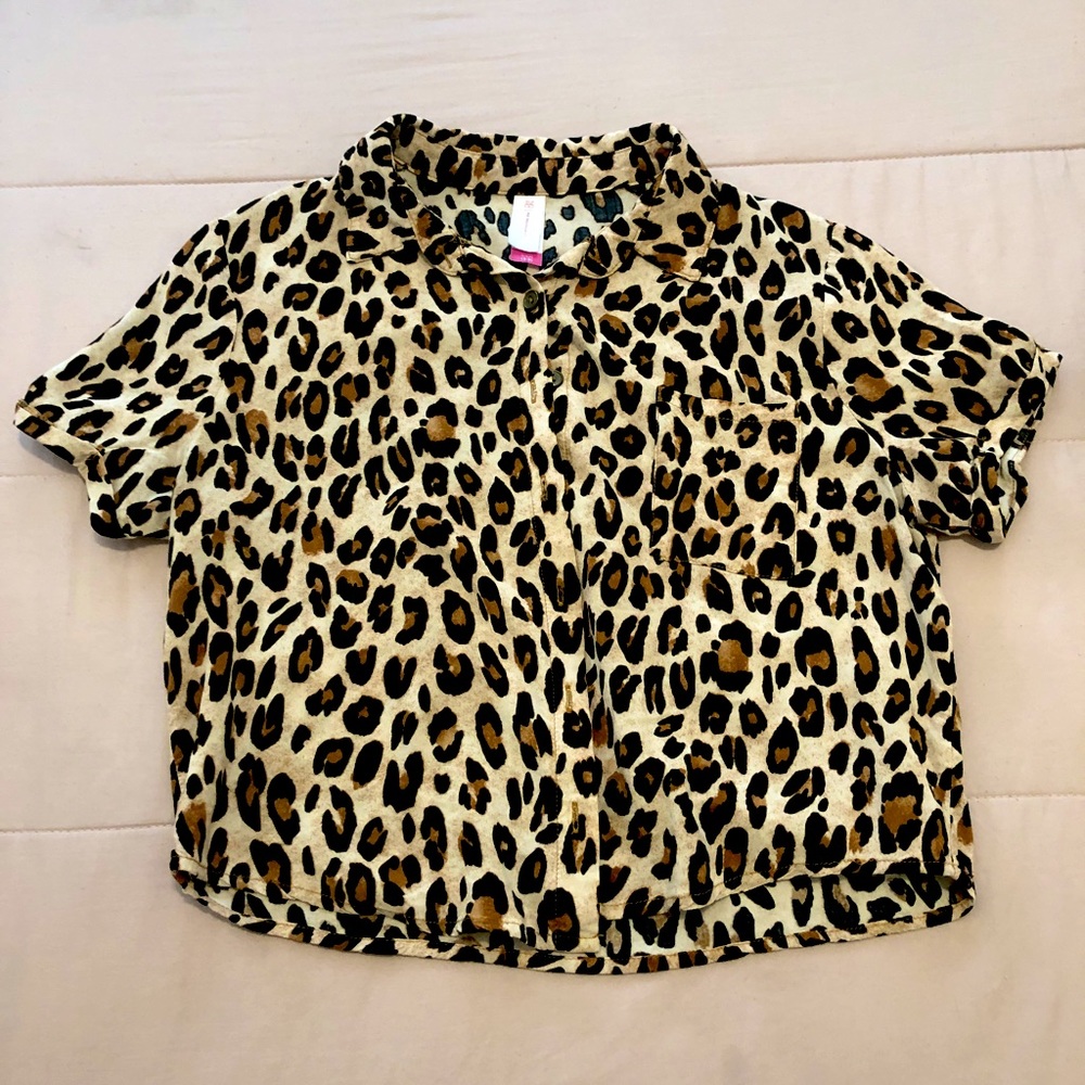 Leopard Print Top | S